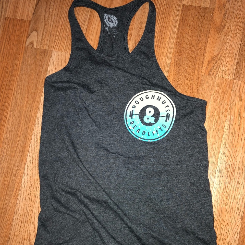 Doughnuts & deadlifts tank